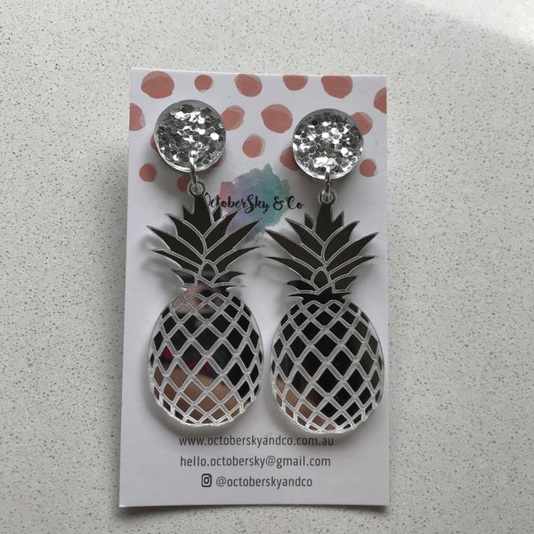 Pineapple Polly Dangles - CHOOSE COLOUR