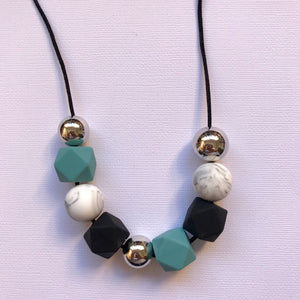 Teal Luxe Necklace - CHOOSE COLOUR